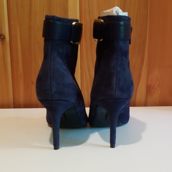 NIB Calvin Klein Suede Sock Booties - Picture 5 of 8